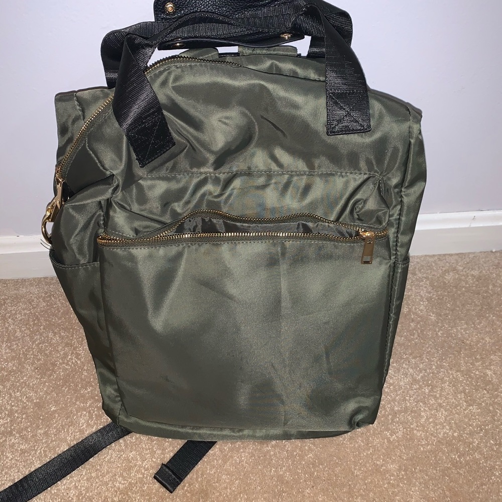Dark olive green backpack
